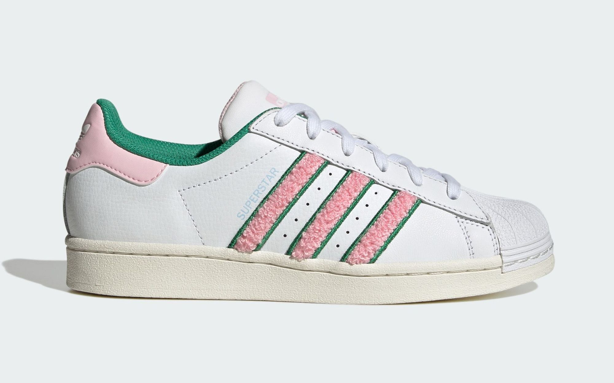 adidas gazelle silver green womens adidas Originals Clear Pink/Ftwr White/Light Pink Superstar II J Sneakers