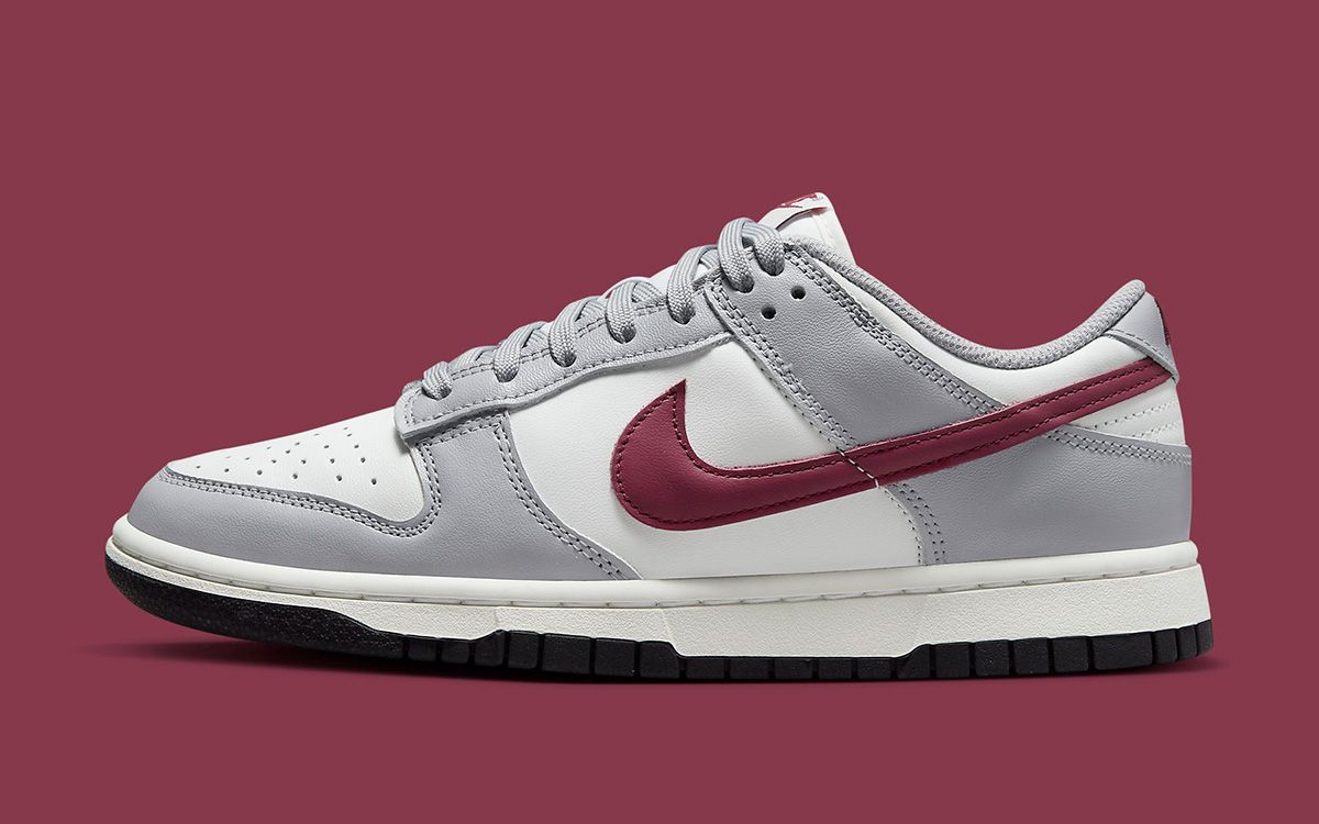 The Nike Dunk Low Gears Up in Grey and Red for Fall | House of Heat°