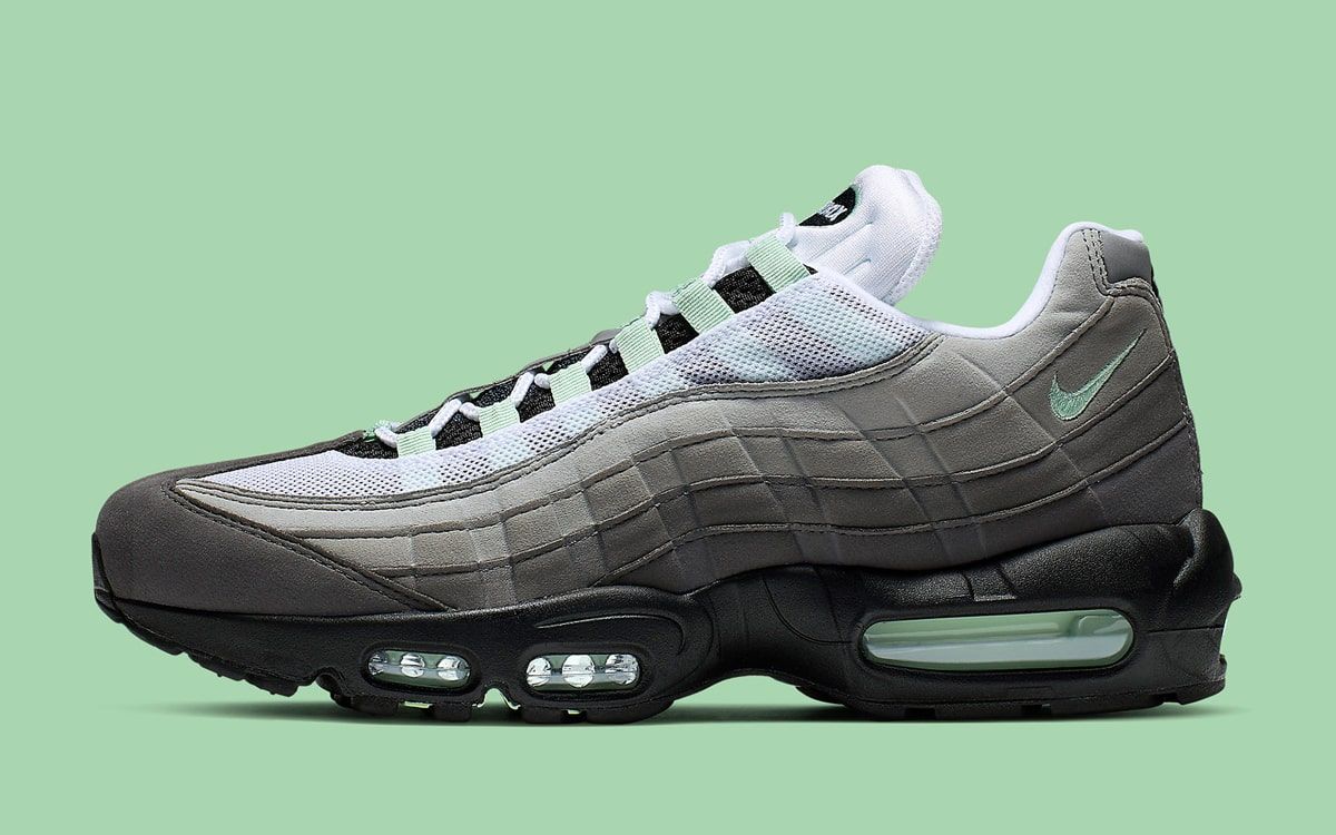 Nike air max on sale 95 white/fresh mint/granite/dust