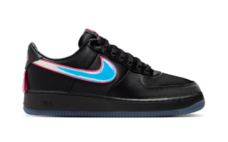 Nike Air Force 1 "Breast Cancer Awareness" (Black) Official Look