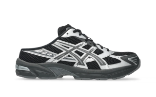 ASICS GEL-1130™ Mule "Black/Silver" (SKU: 1203B048-101).