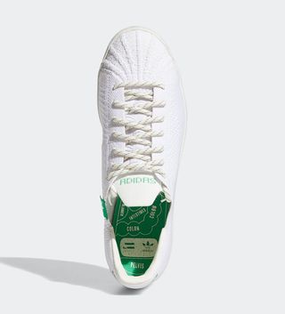 Pharrell x adidas Superstar Primeknit White Green GX0194 6