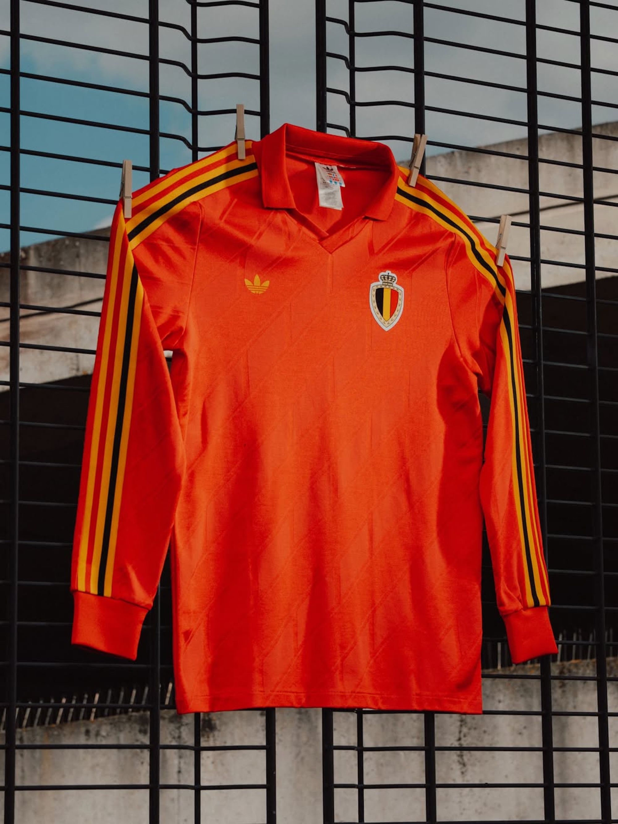 Belgium 1986 adidas Home Long-Sleeve Jersey (SKU: KA5111). Photo via adidas.