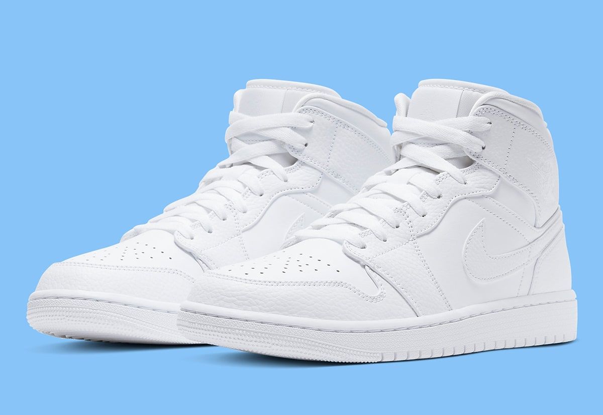 Jordan 1 shop triple white price