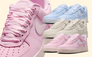 The Air Force 1 Gets Elegant in Nike’s “Satin & Lace” Pack