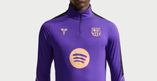 FC Barcelona x Nike Kobe 2026-27 LALIGA training top in purple.