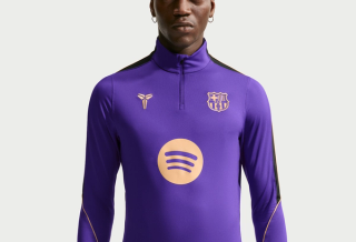 FC Barcelona x Nike Kobe 2026-27 LALIGA training top in purple.