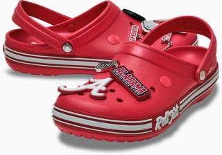NCAA x Crocs Crocband Clog "Alabama Crimson Tide" (SKU: 213567-90H). Photo via Crocs.