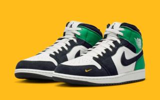 Air Jordan 1 Mid "Lucky Green" Revisits Celtics Rivalry