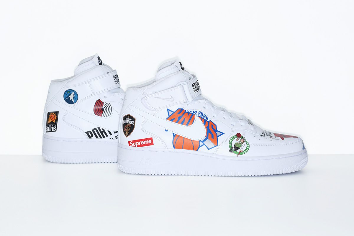 The entire Supreme x NBA x Nike collection drops tomorrow on Nike 