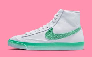 Canvas and Chenille Cover this New Nike Blazer Mid