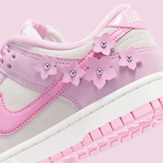 Women's "Pink Flowers" Nike Dunk Low (SKU: IV4726-600). Photo via Nike.
