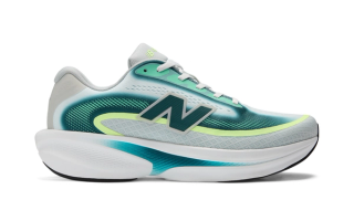 Men's New Balance Ellipse running show in a "Medusa Green" color scheme.