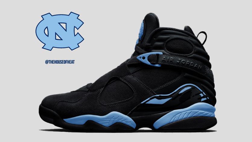 jordan 8 unc