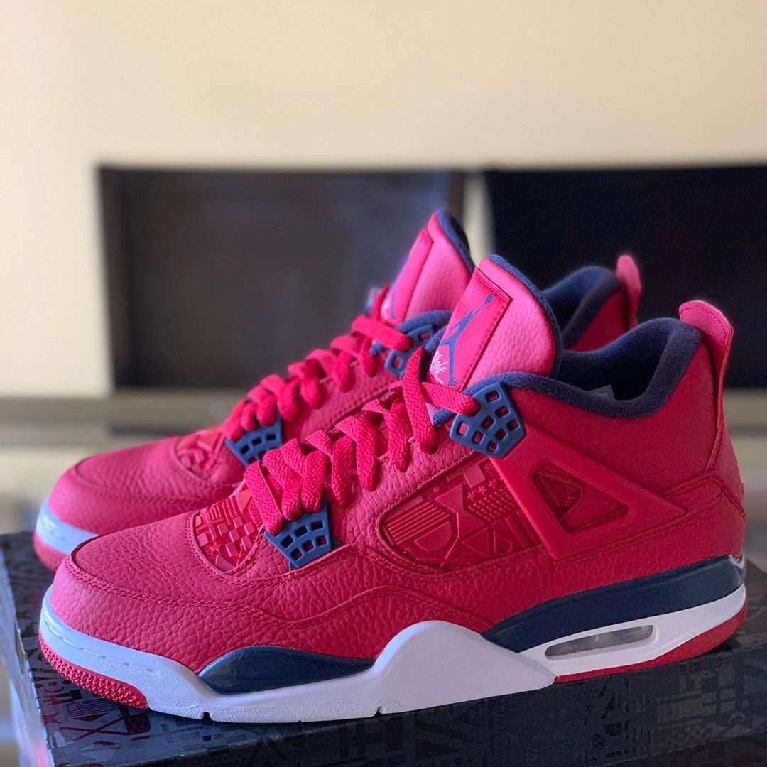 Jordan retro 4 fiba gym red best sale