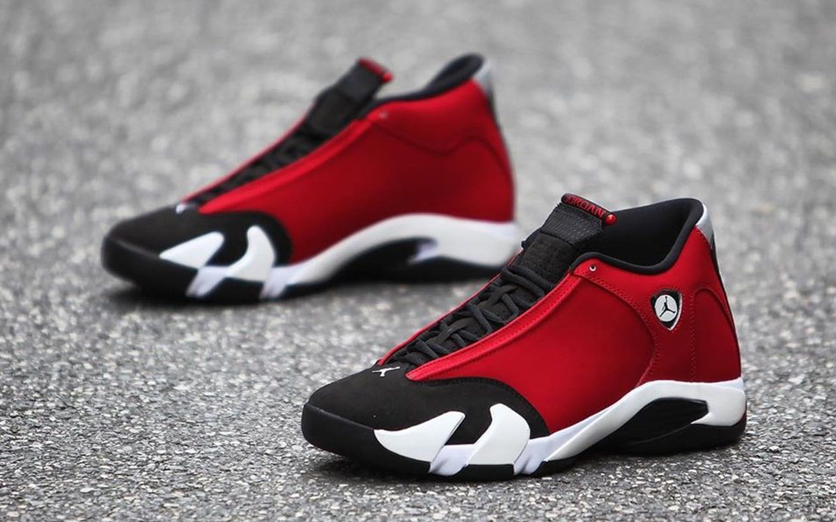 All red clearance jordan 14