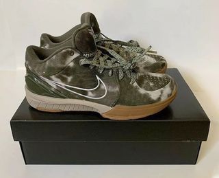 A Fifth Undefeated x Nike Kobe 4 Protro Pops-Up in Olive Tye-Dye