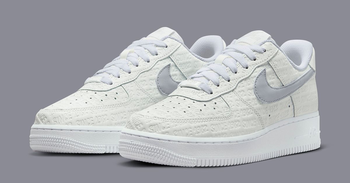 Nike Air Force 1 Low “Since 1982” Features All-Over Debossing | House ...