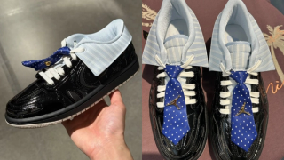 Air Jordan 1 Low MM V3 "Suit & Tie" first look.
