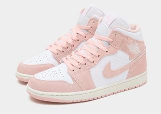 The Air Jordan 1 Mid "Pink Suede" Pops Up for Spring