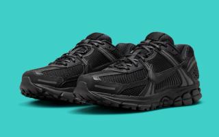The Nike Zoom Vomero 5 Tackles a "Triple Black" Aesthetic