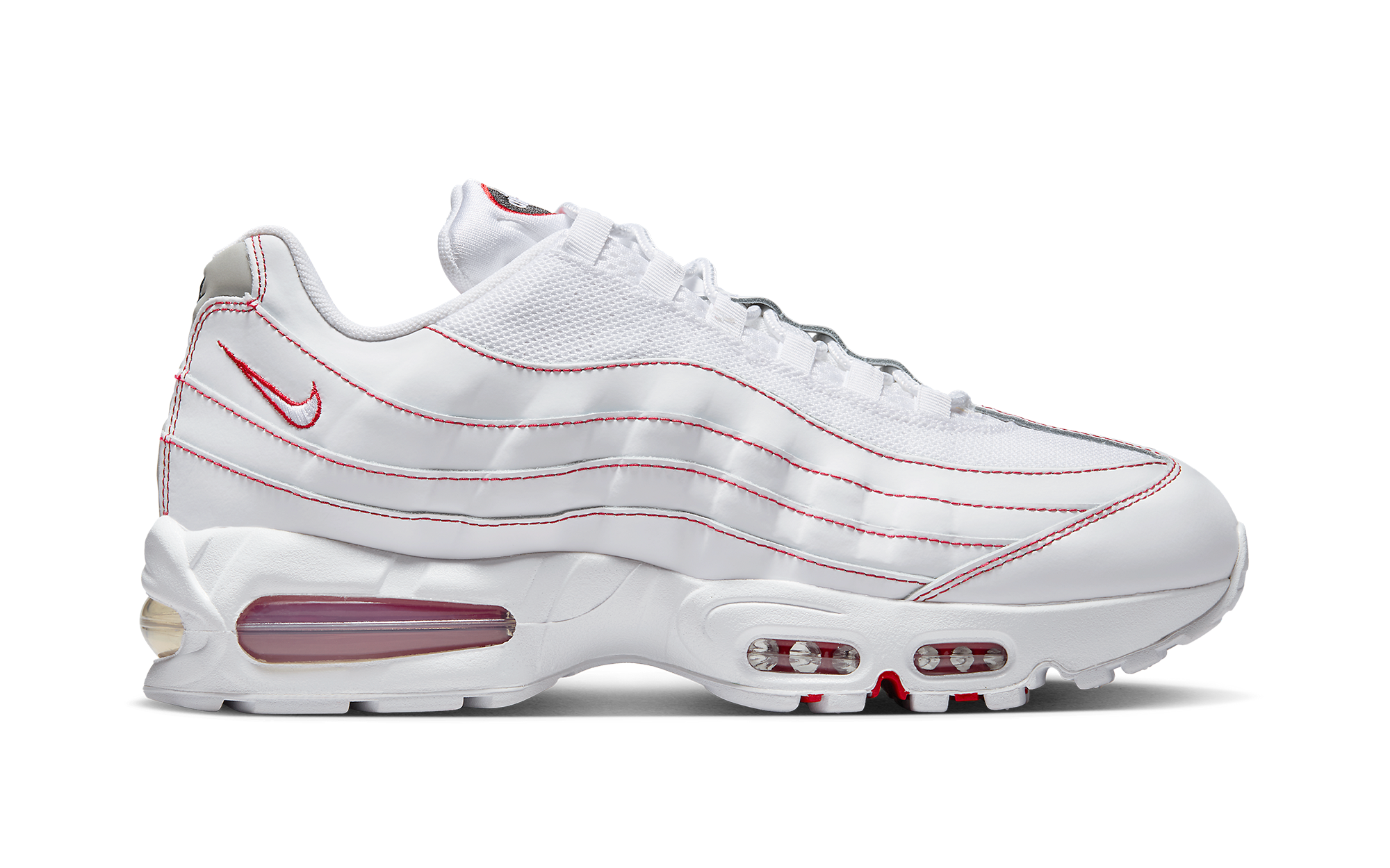 Nike Air Max 95 ホワイト/レッド ナイキ エアマックス95 ホワイト/ソーラーレッド【3/1発売・3/29