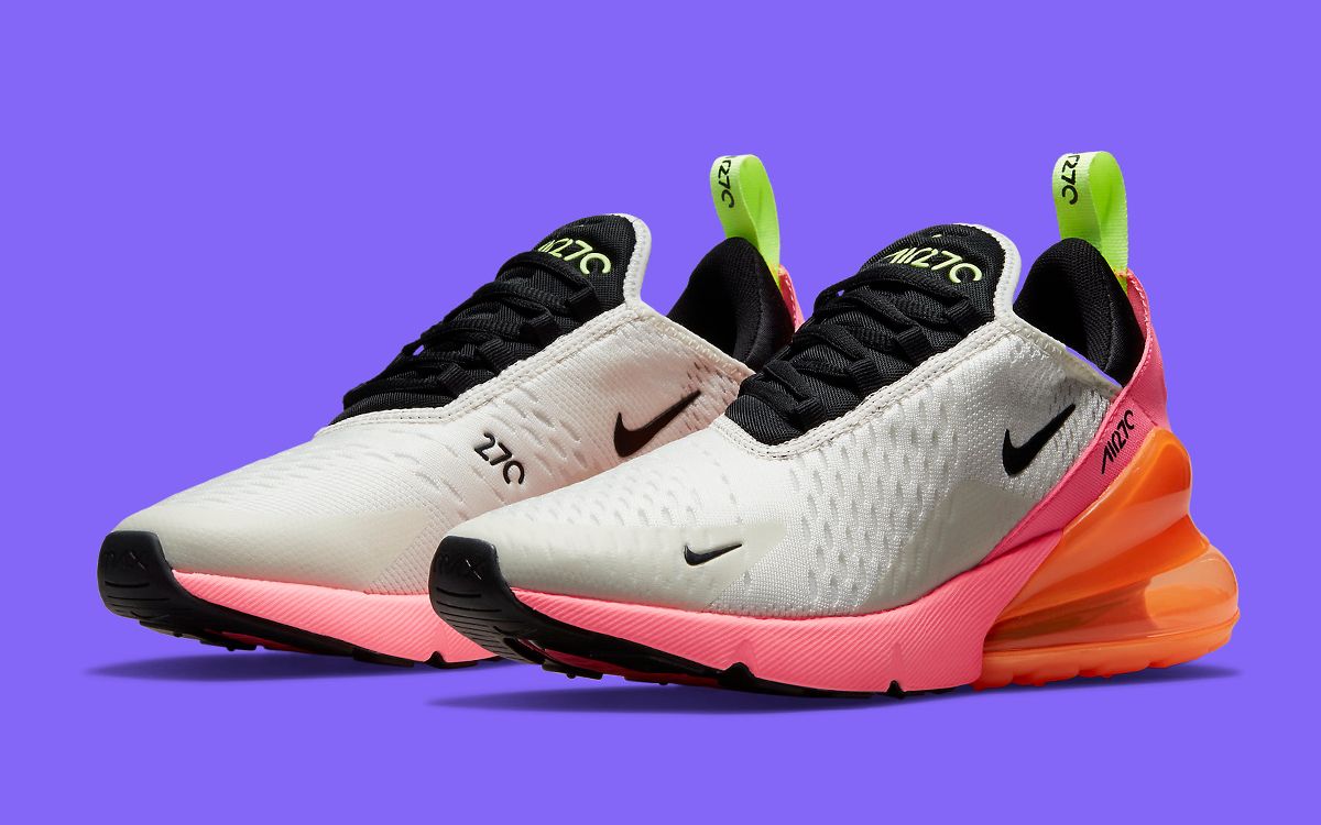 Nike air max sale 270 bone black pink