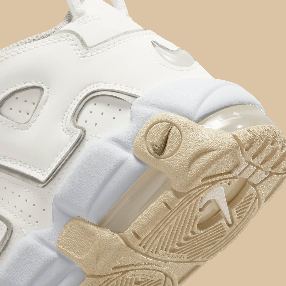 Nike more uptempo on sale beige