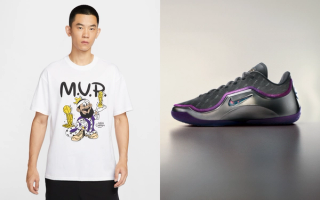 Nike LeBron 23 "Bubble Boy" basketball sneaker inspired by the Los Angeles Lakers' 2020 NBA Title.