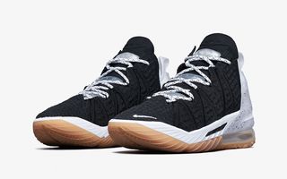 Nike LeBron 18 in Black, White and Gum is Coming Soon