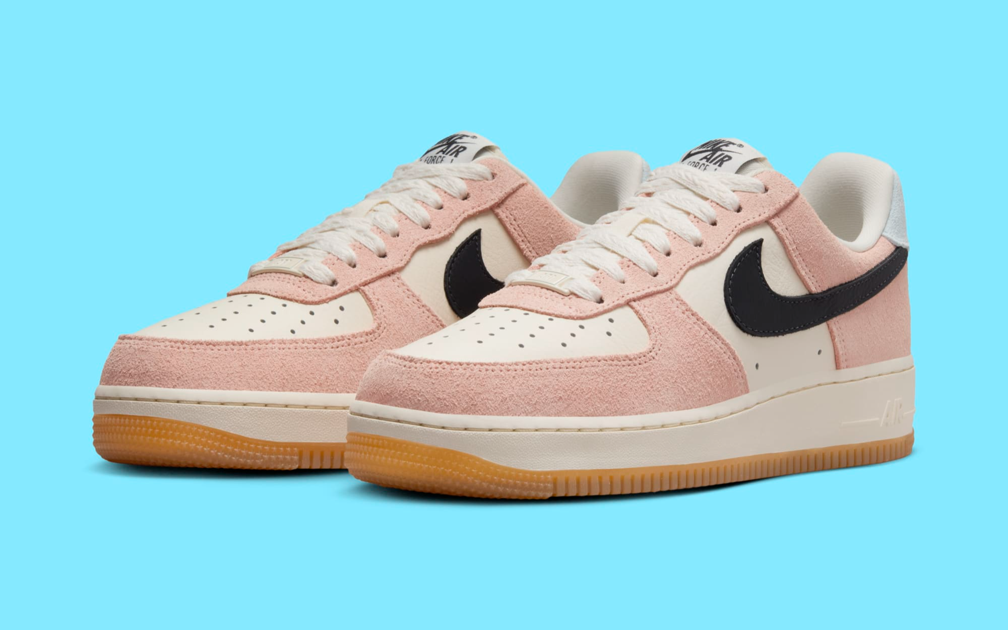 Nike Air Force 1 low good LX arctic orange pink pony hair