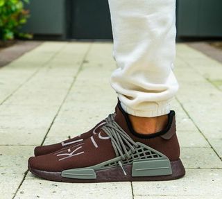pharrell x adidas nmd hu brown grey release date 5