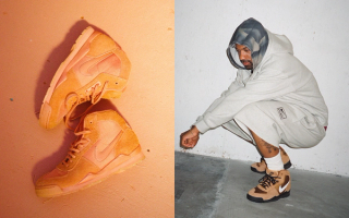 Promotional visuals for the Stüssy x Nike Baltoro boot collaboration.