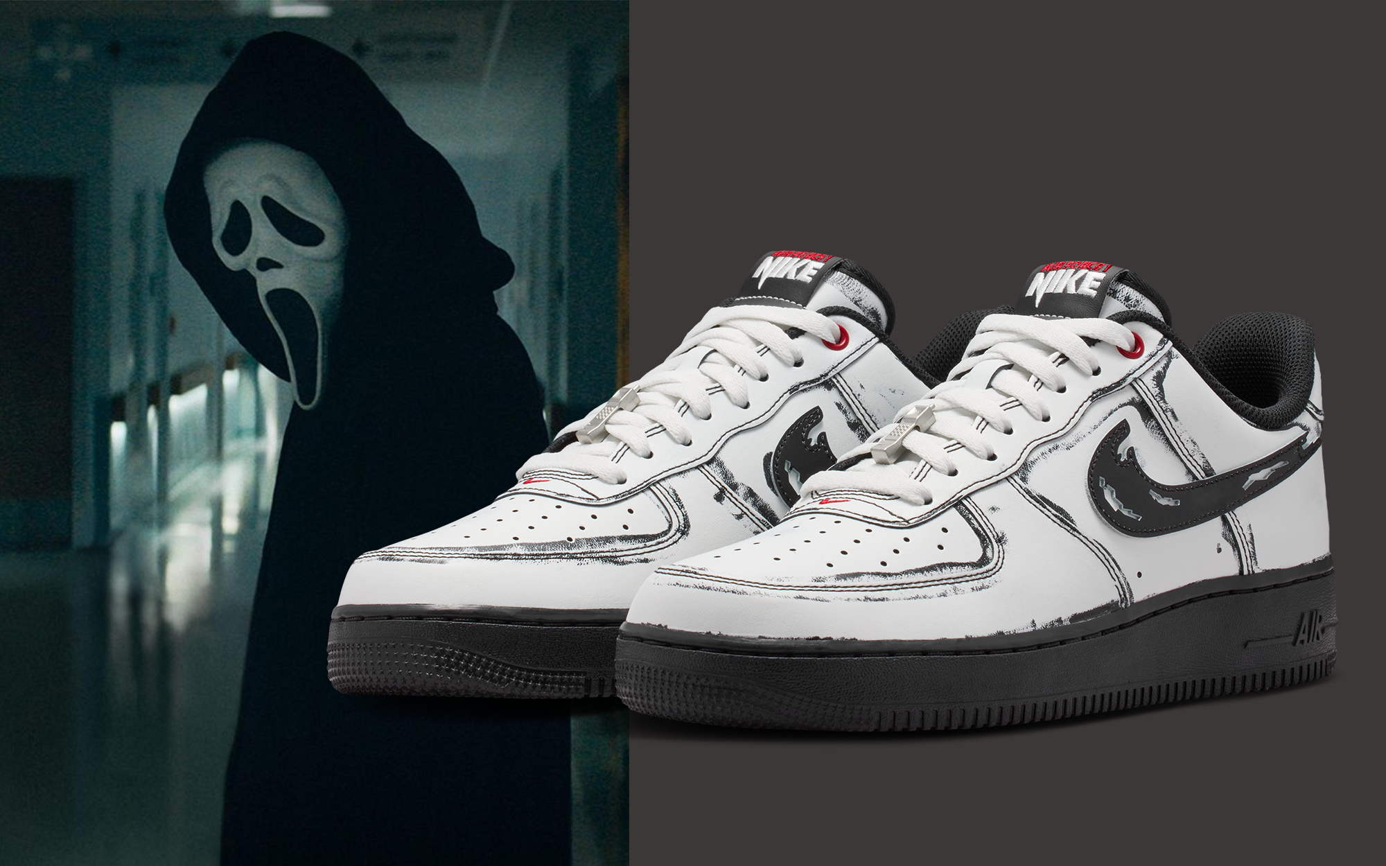 Scream's Ghostface Inspires This Nike Air Force 1 for Halloween