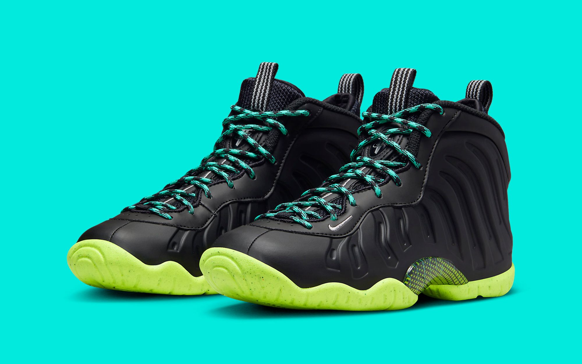 The Nike Little Posite One is Available Now in Black and