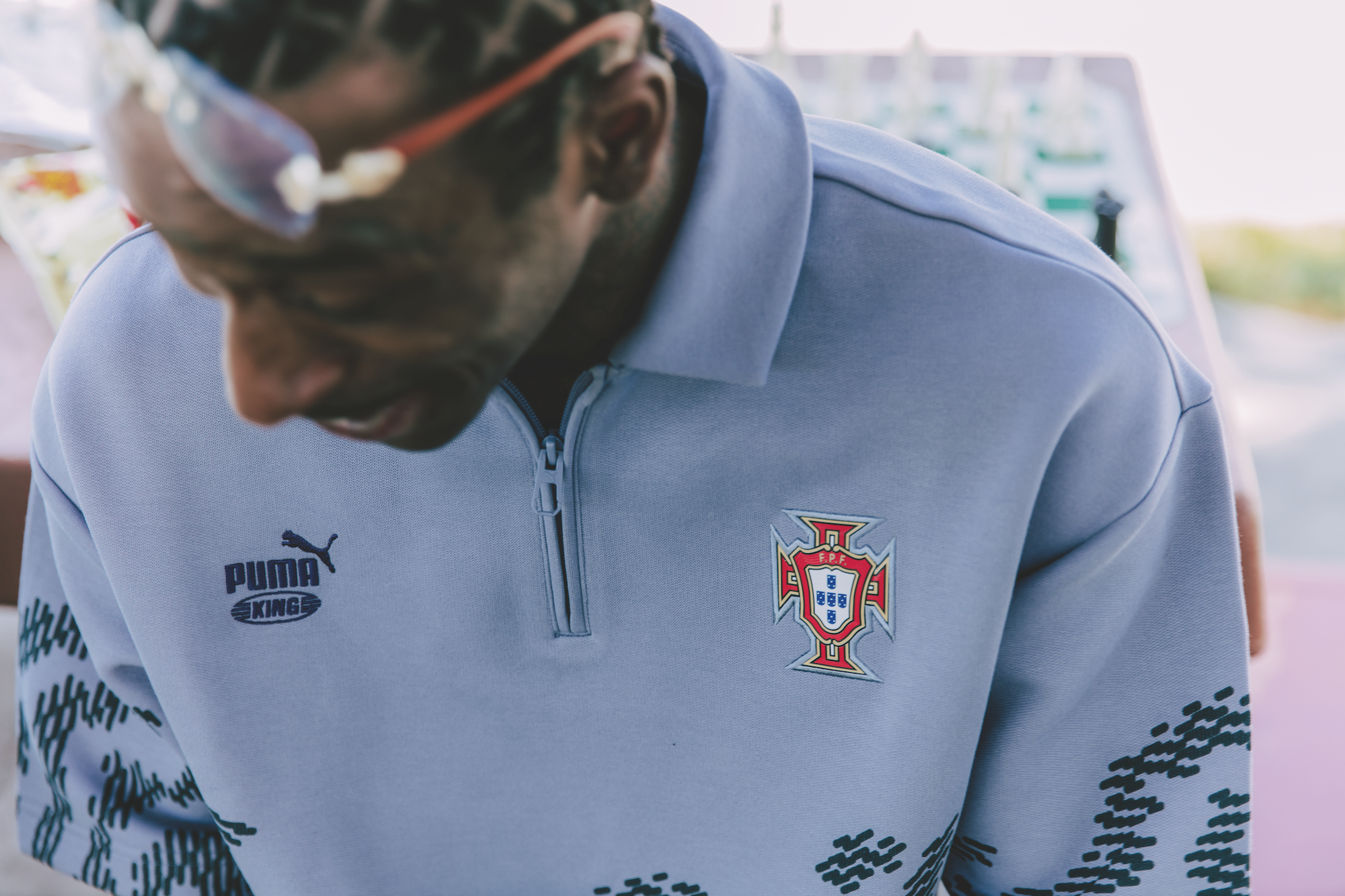 Part of Salehe Bembury's PUMA Football Collection for the 2026 World Cup™, which includes special-edition goalkeeper jerseys and tracksuits for national teams like Portugal.
