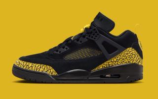 Jordan Spizike Low Golf shoe in a "White/Pure Platinum/Obsidian" color scheme.