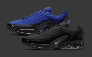 Nike's Air Max Dn WTR in "Deep Royal Blue" and "Black" color schemes.
