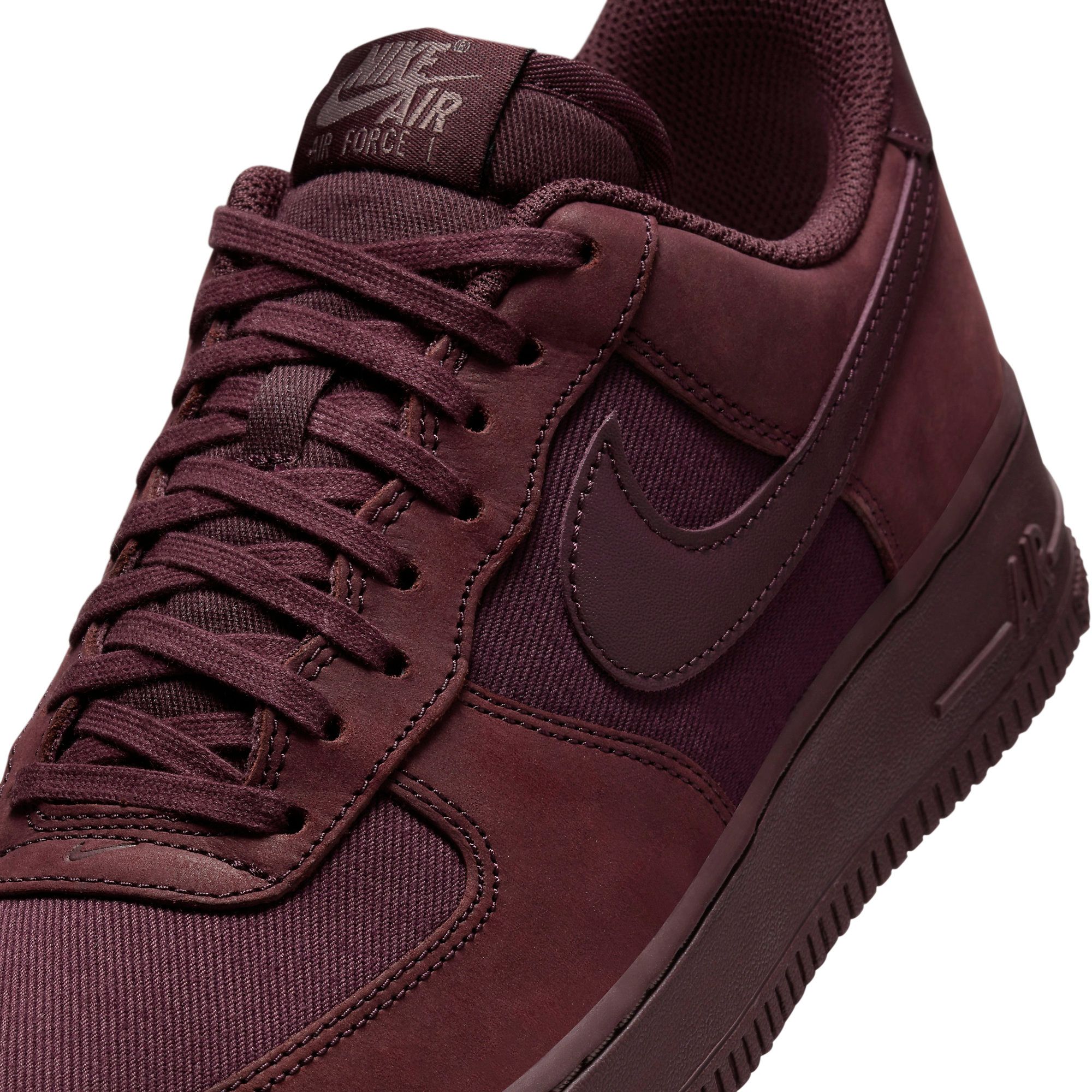 Nike air force 2024 1 burgundy mens