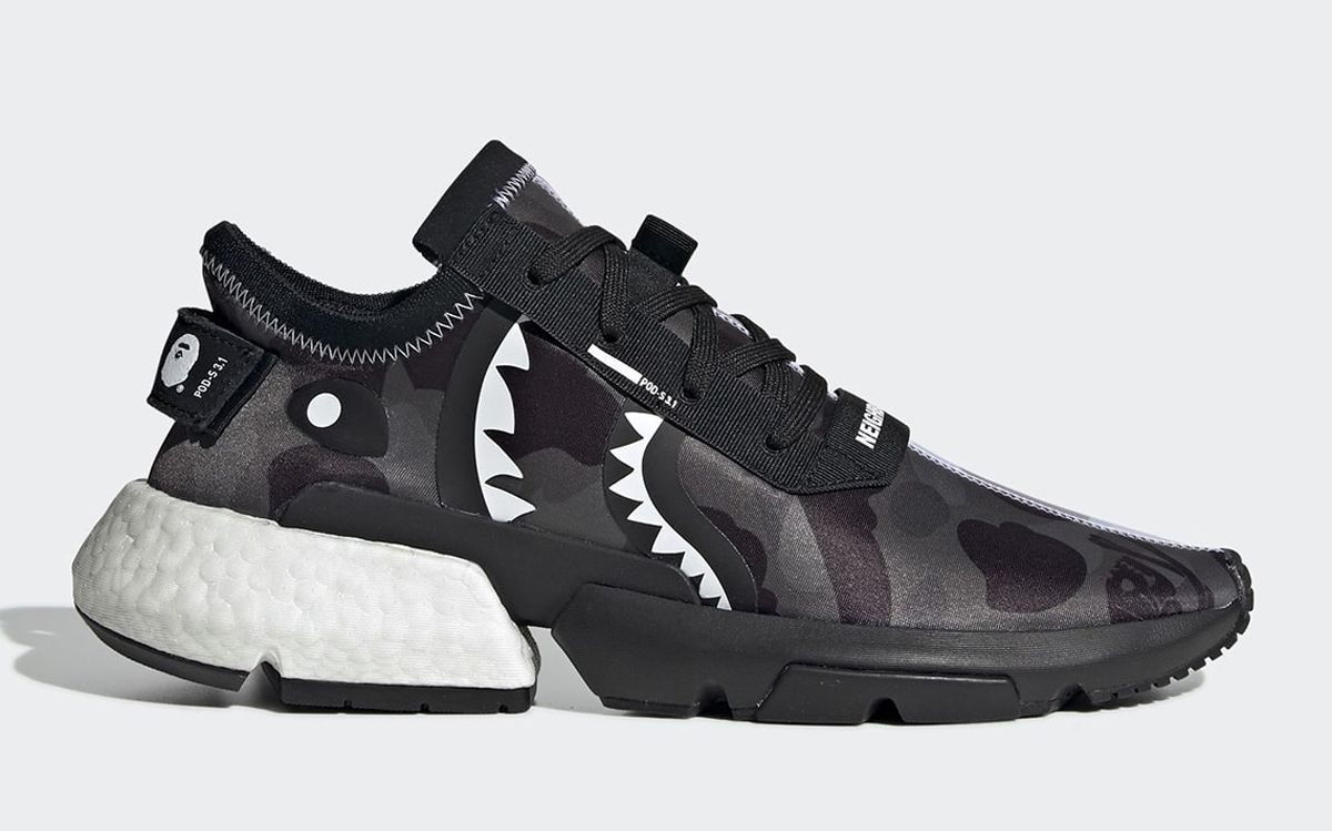 Official Looks at the BAPE x Neighborhood x adidas POD s3.1