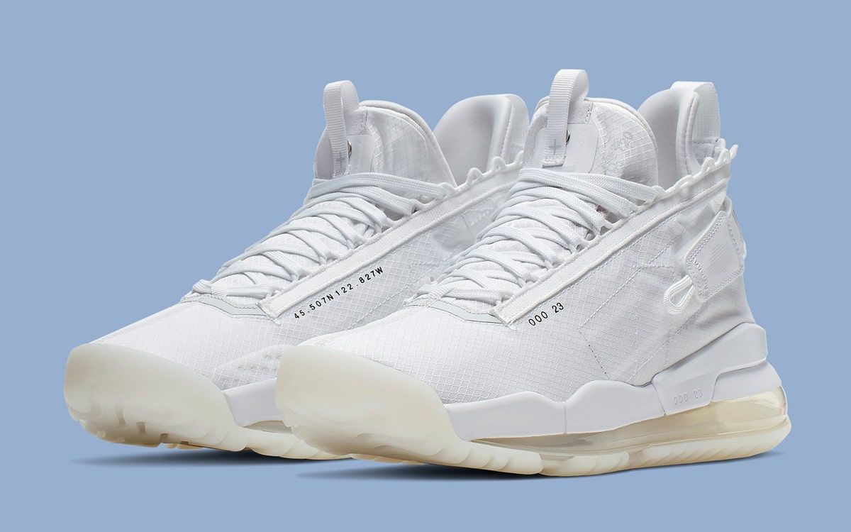 Available Now Jordan Protro Max 720 in Triple White House of Heat