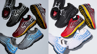 Supreme's Nike Air Max 2000 collaboration, unveiled for Fall/Winter 2026.