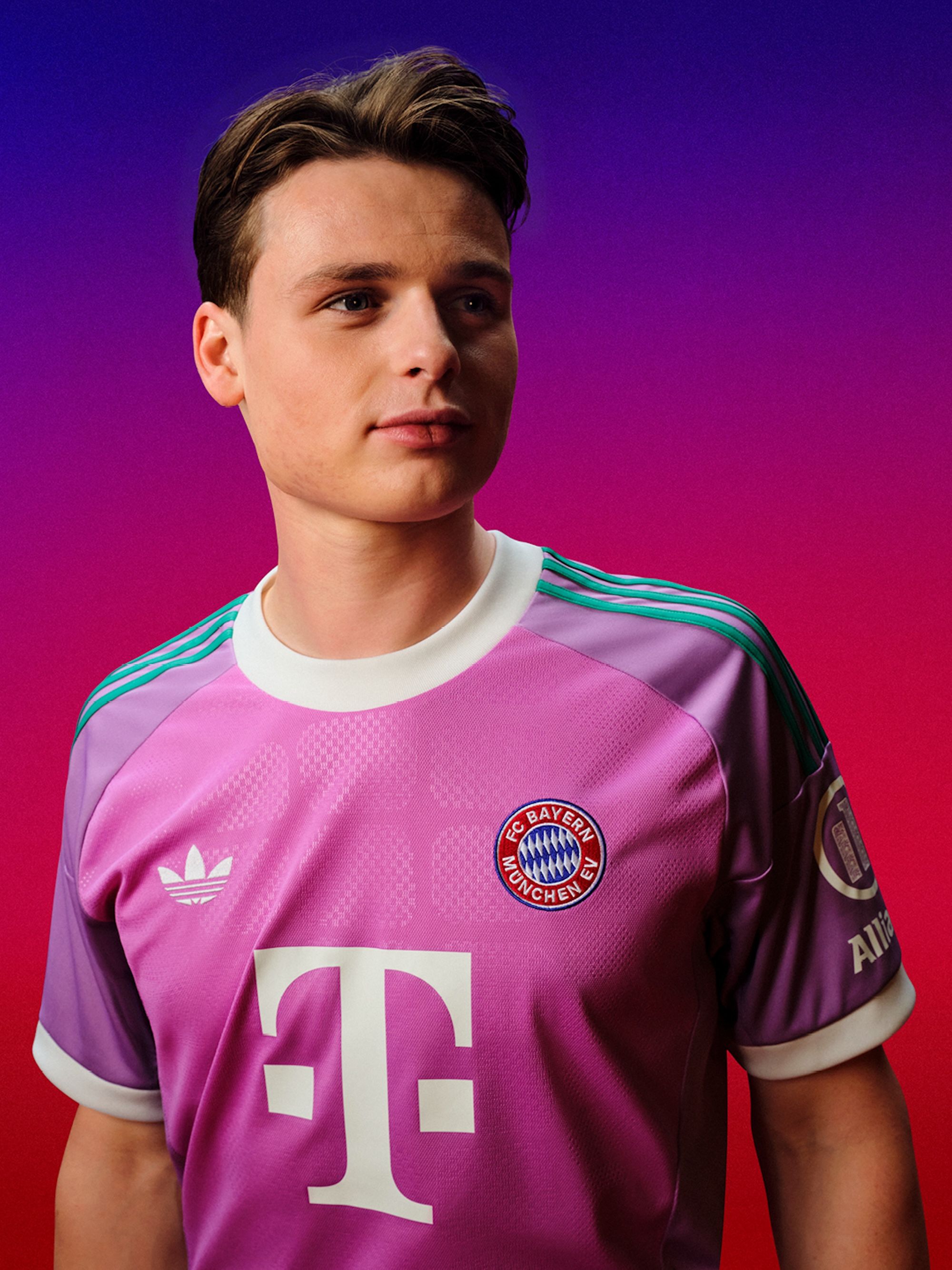 Bayern Munich 26/27 Away Goalkeeper Jersey. Photo via adidas.