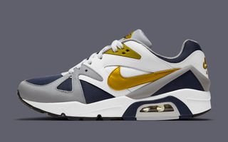 Nike Air Structure Triax 91 Appears in Navy, White, and Gold