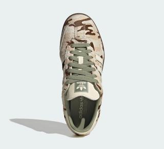 adidas Samba "White Camo" (Faux Pony Hair, SKU: KJ7500). Photo via adidas.