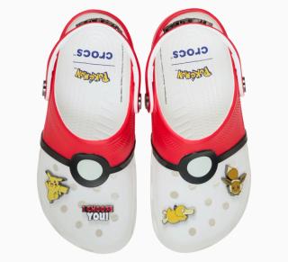 Adult's Pokémon x Crocs Classic Clog "Poké Ball" (SKU: 212064-90H). Photo via Crocs.