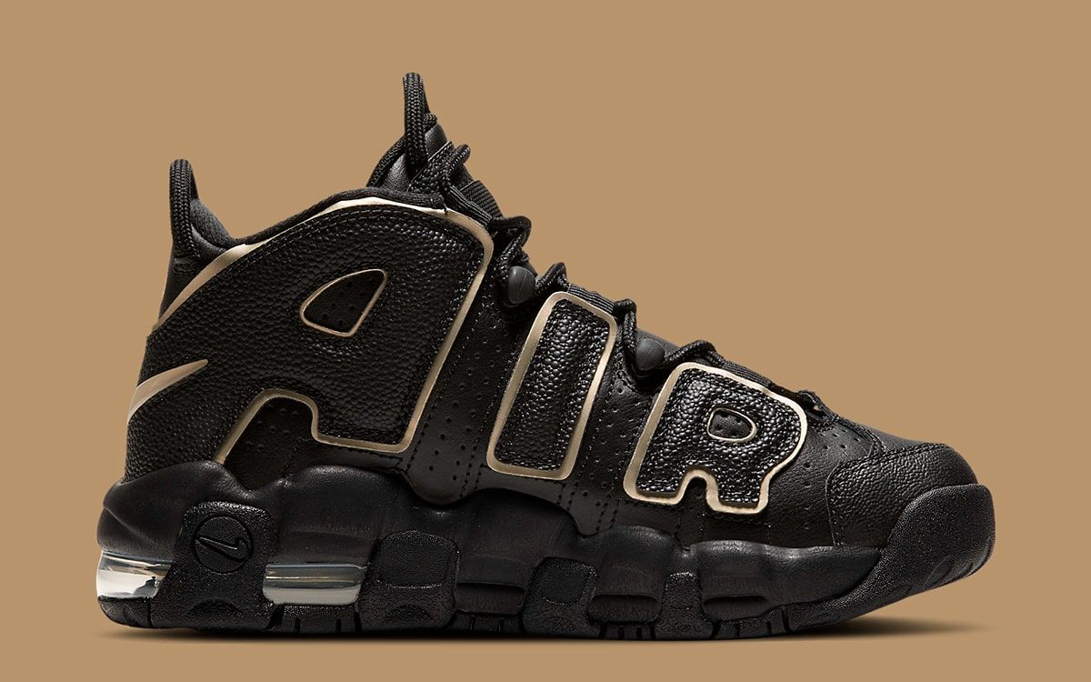 Uptempo cheap gold black