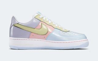 Nike Air Force 1 Low "Easter" (Patent Leather, SKU: 845053-500). Photo via Nike.