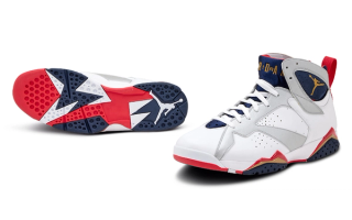 Air Jordan 7 "Olympic" Retro from 2012. Photo via Sotheby's.