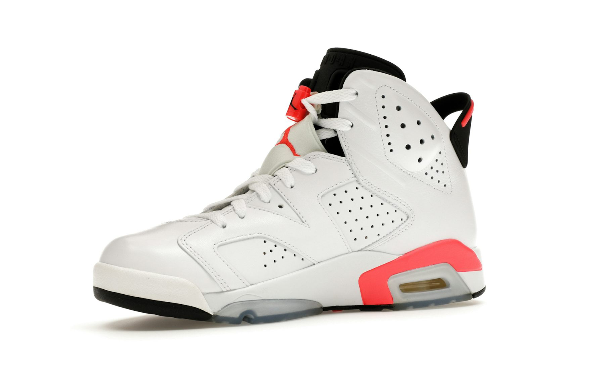 Air Jordan 6 “White Infrared” with Nike Air Branding